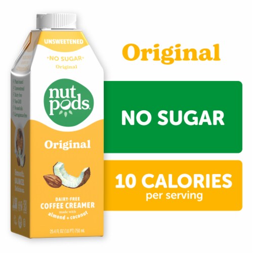 nutpods® Unsweetened Original Coffee Creamer, Dairy-Free