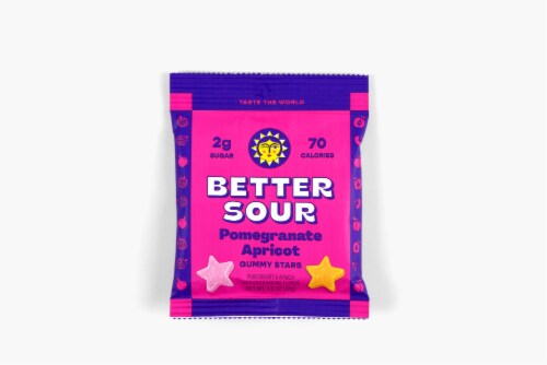 Better Sour Pomegranate Apricot Globally Inspired Gummies