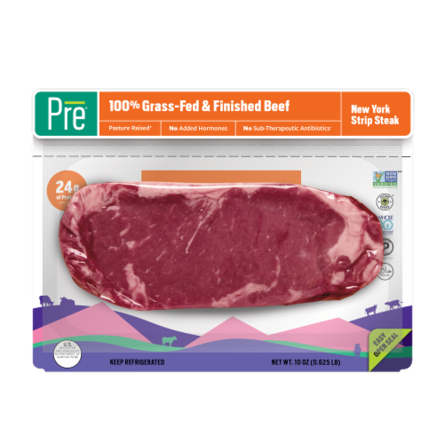 Pre® Grass-Fed Pasture-Raised Beef New York Strip Steak