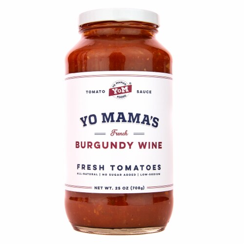 Yo Mama’s Foods French Burgundy Wine Tomato Sauce
