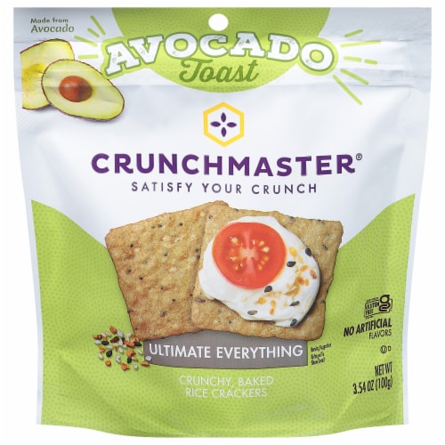 Crunchmaster® Avocado Toast Ultimate Everything Crunchy Baked Rice Crackers