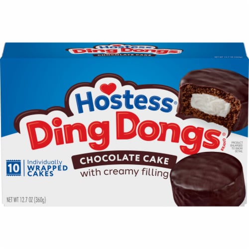 Hostess Ding Dongs 12.7 Ounce Chocolate Ding Dongs MP FSH 10 Count Each