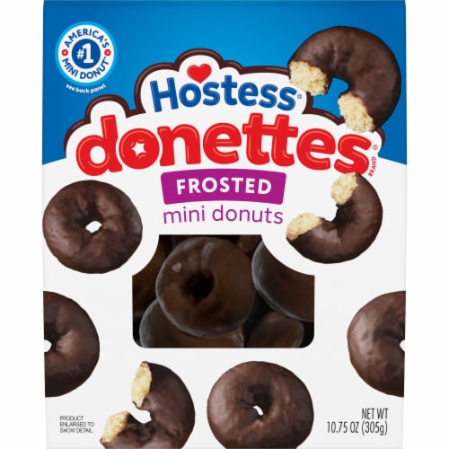 Hostess Donettes 10.75 Ounce Chocolate BD FSH Each