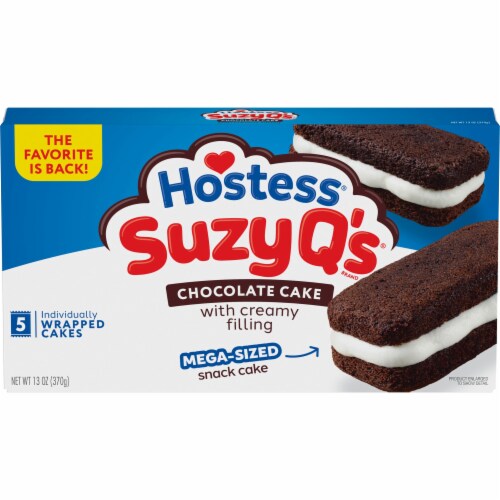 Hostess Suzy Q’s 13 Ounce Chocolate Cake 5 Count MP FSH Each