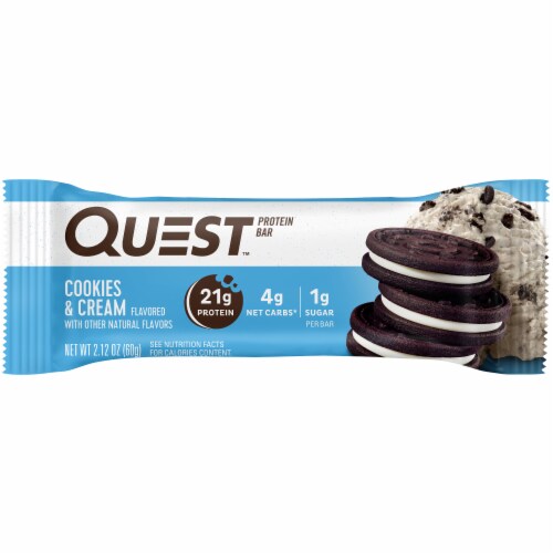 Quest Cookies & Cream Protein Bar