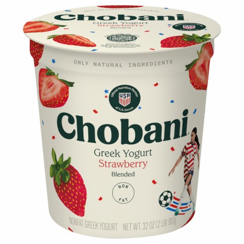 Chobani® Strawberry Nonfat Greek Yogurt Tub