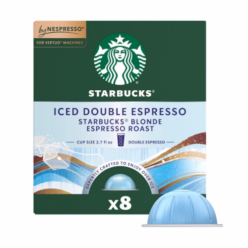 Starbucks® by Nespresso Coffee Pods for Vertuo Machines Iced Double Espresso Blonde Roast