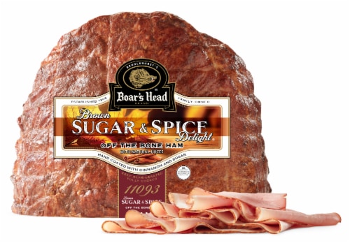 ***Boar’s Head Brown Sugar & Spice Delight Off the Bone Ham Fresh Sliced — per lb (1 lb minimum)***