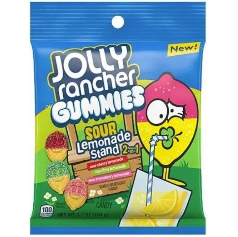 JOLLY RANCHER Sour Gummies Lemonade Flavored Candy Bag