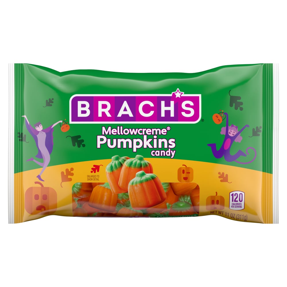 Brach’s Pumpkins Mellowcreme Candy, Fall Treats, 11 oz