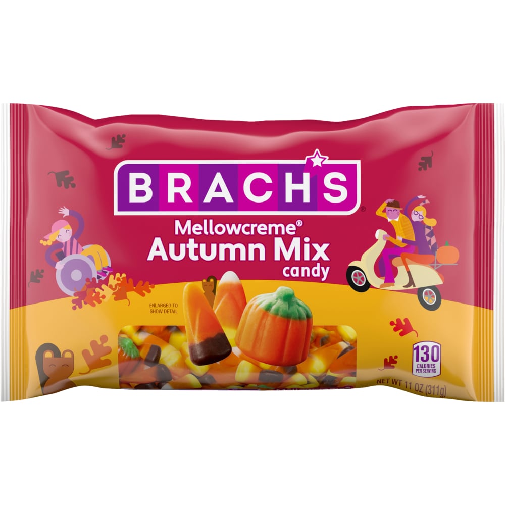 Brach’s Halloween Autumn Mix Mellowcreme Candy, Fall Treats, 11 oz