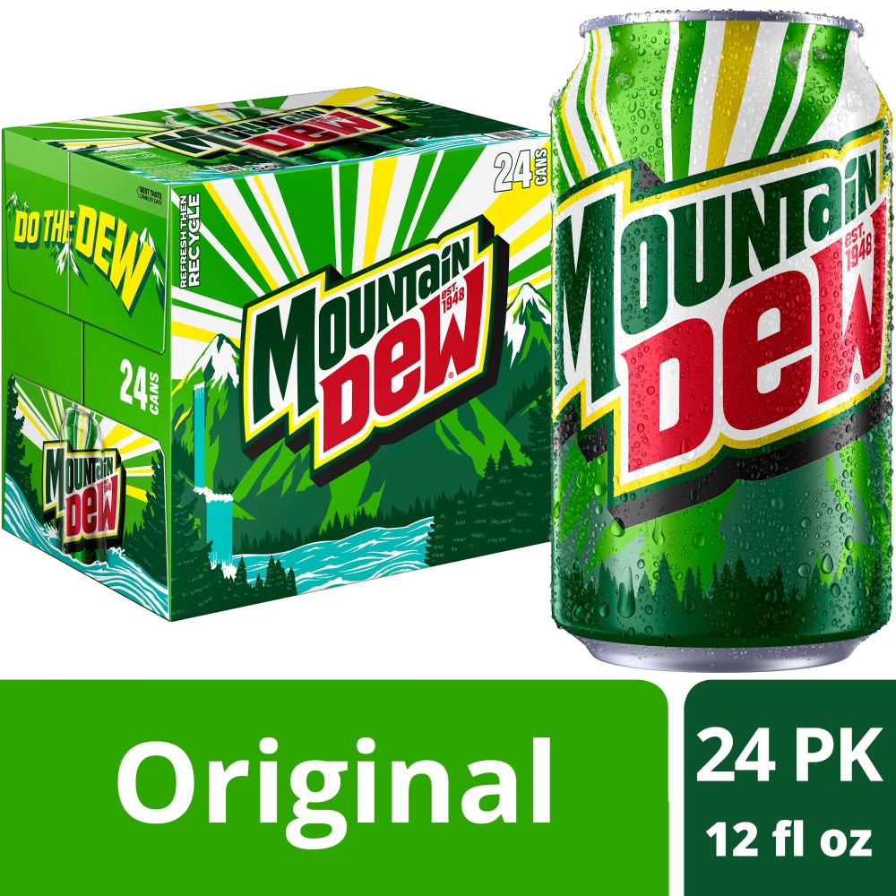 Mountain Dew® Soda Cans
