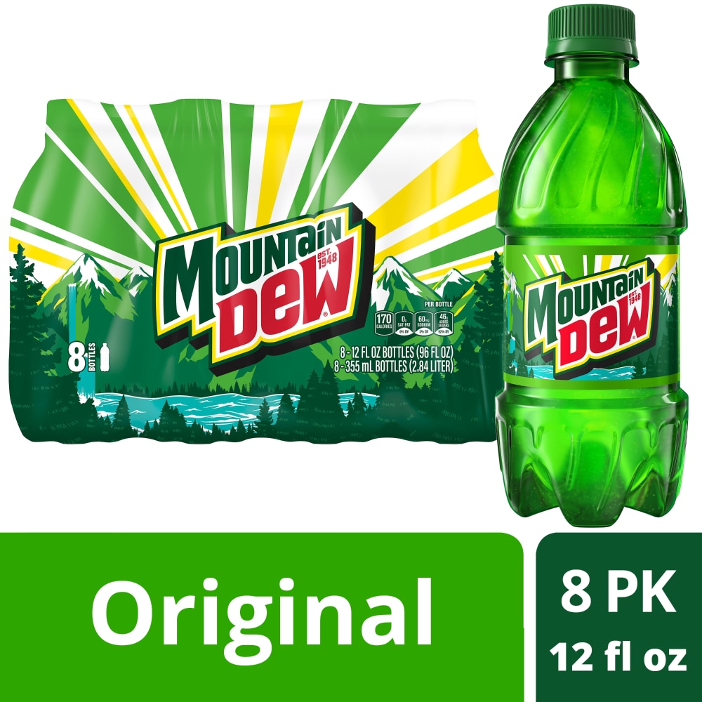 Mountain Dew® Soda Bottles