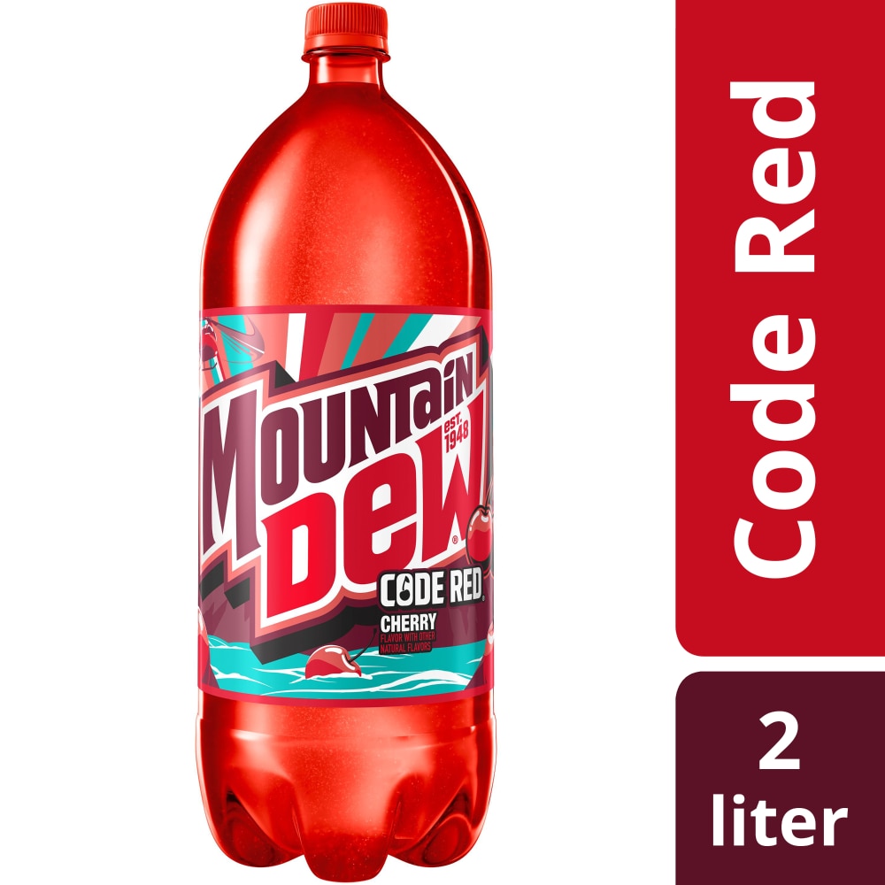 Mountain Dew® Code Red Soda Bottle