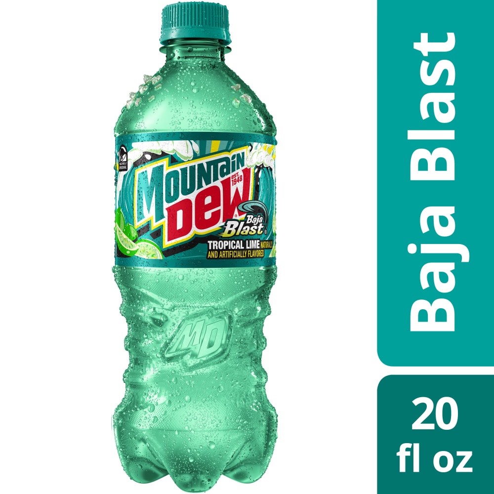 Mountain Dew® Baja Blast Soda Bottle