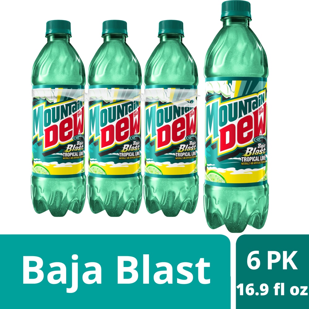 Mountain Dew® Baja Blast Soda Bottles