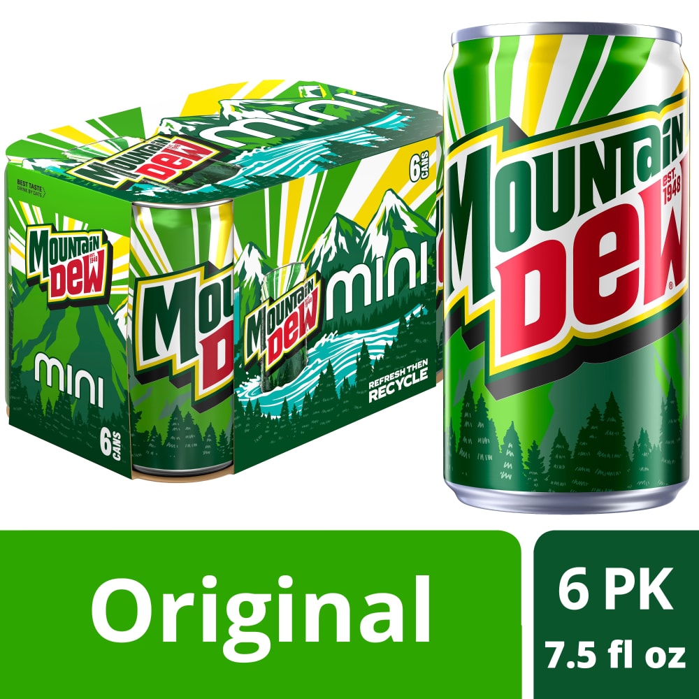 Mountain Dew® Soda Cans