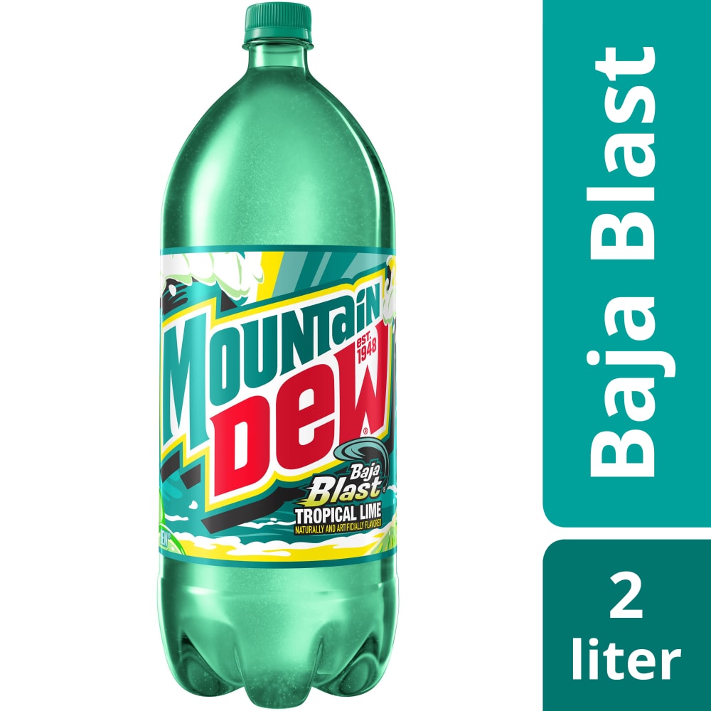 Mountain Dew® Baja Blast Soda Bottle