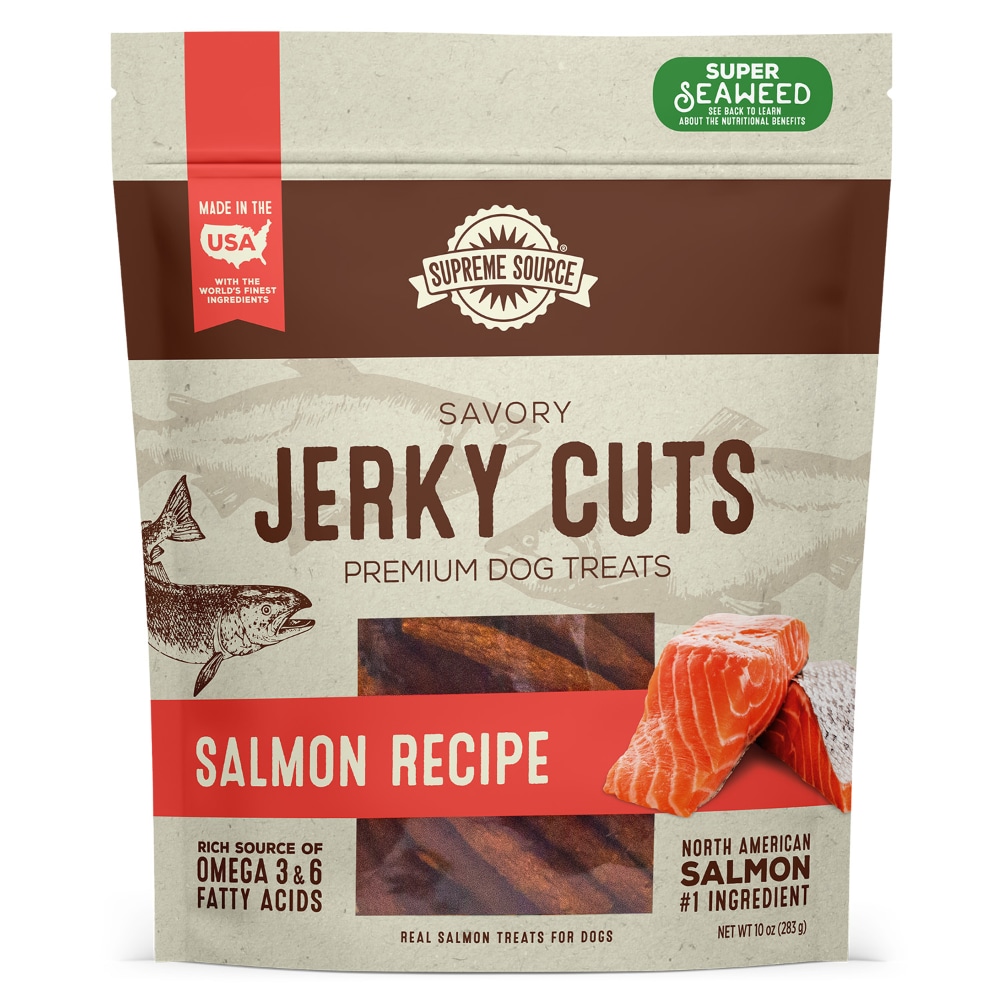 Supreme Source® Savory Jerky Cuts Premium Dog Treats – Salmon