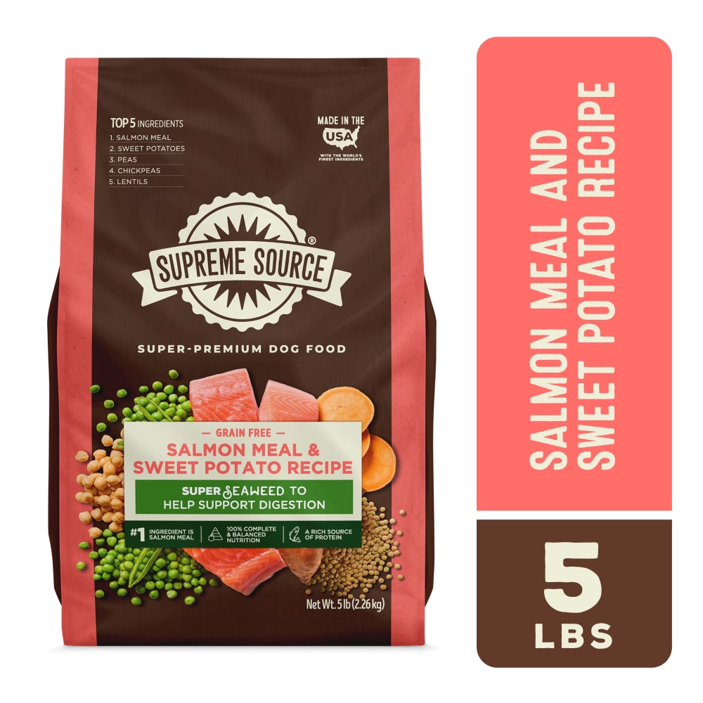Supreme Source Grain-Free Super-Premium Salmon Meal and Sweet Potato Recipe Dog Food
