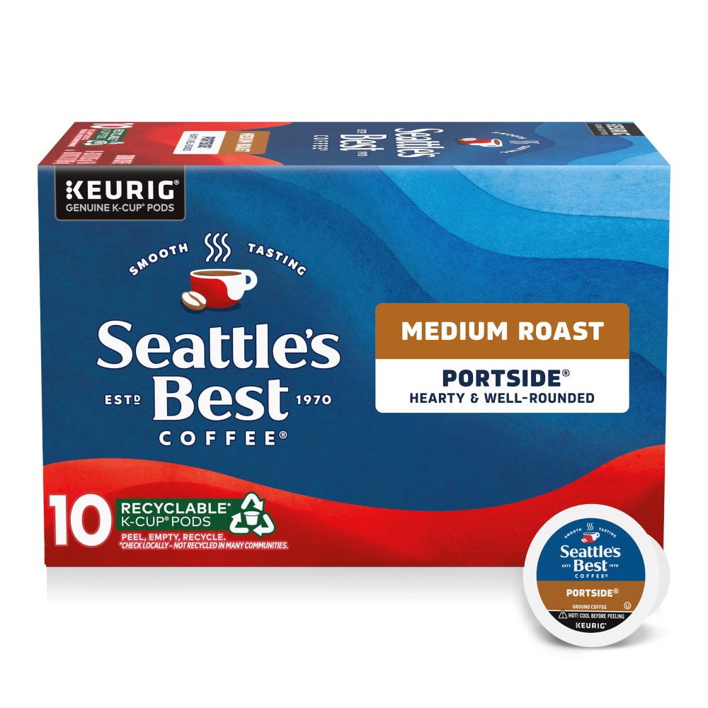 Seattle’s Best Coffee Portside Medium Roast K-Cup Coffee Pods