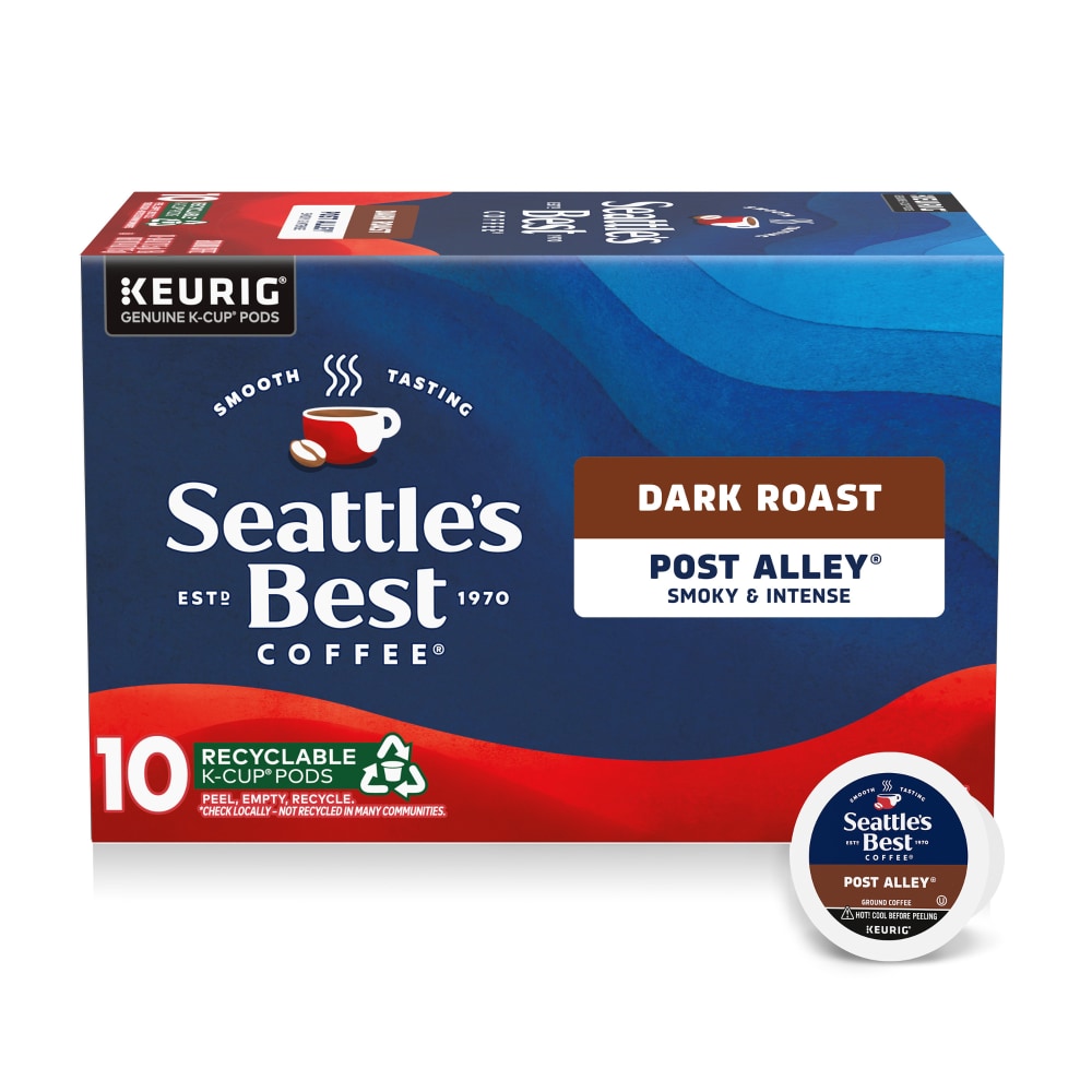 Seattle’s Best Coffee Post Alley Dark Roast K-Cup Coffee Pods