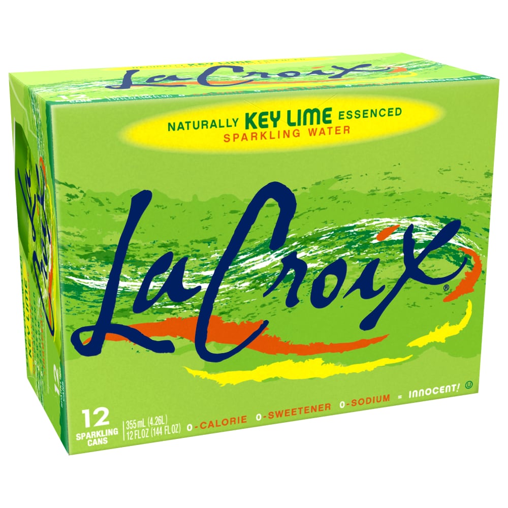 LaCroix Sparkling Water, Key Lime, 12 Fl Oz, Pack of 12