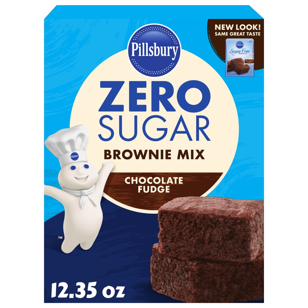 Pillsbury Zero Sugar Chocolate Fudge Flavored Brownie Mix