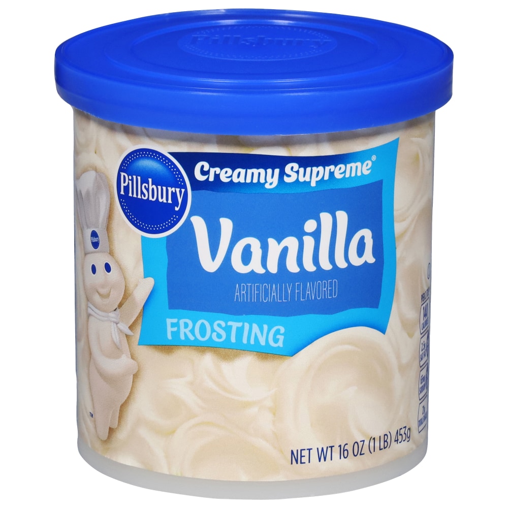 Pillsbury Creamy Supreme Vanilla Frosting, 16 oz Tub