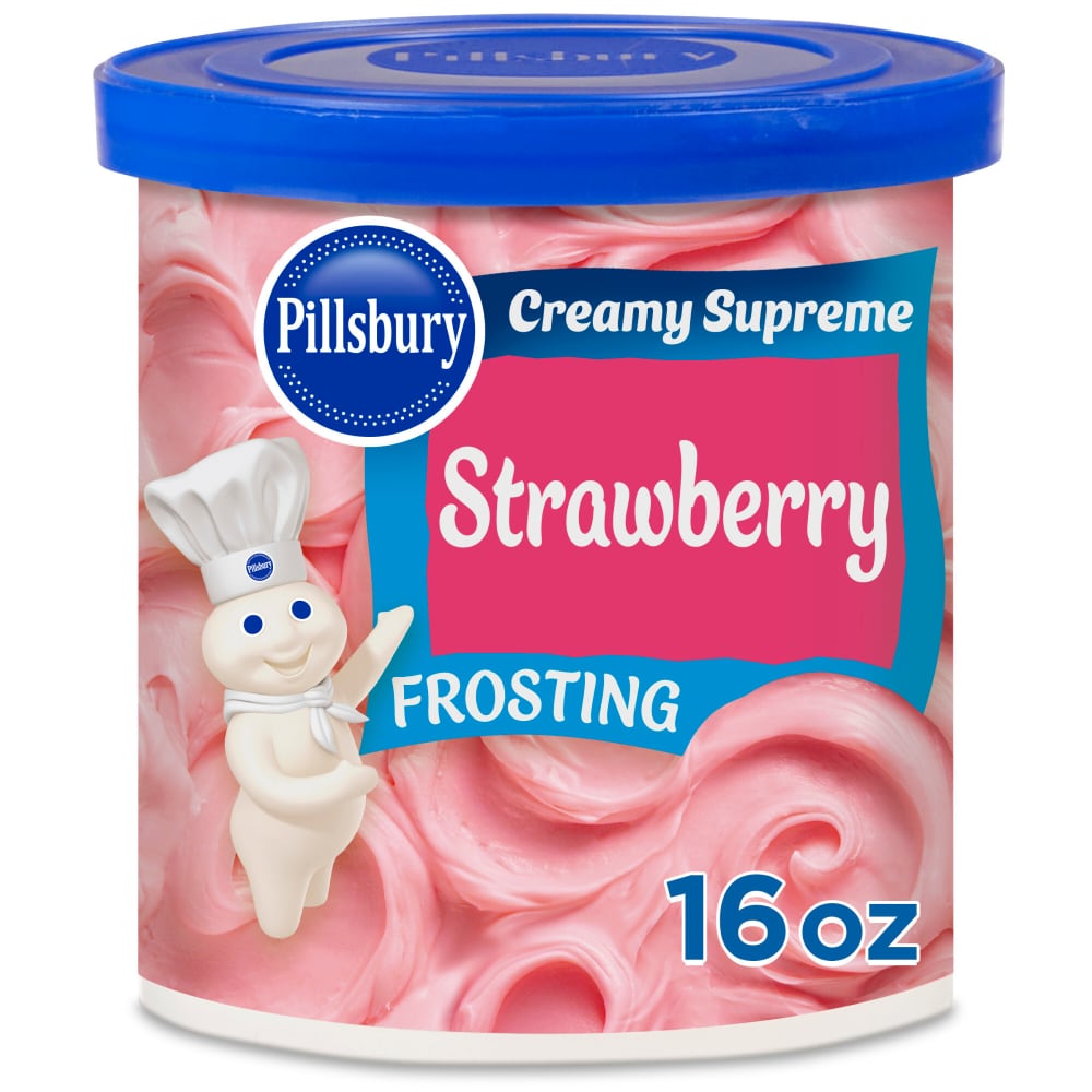 Pillsbury Creamy Supreme Strawberry Frosting, 16 Oz Tub
