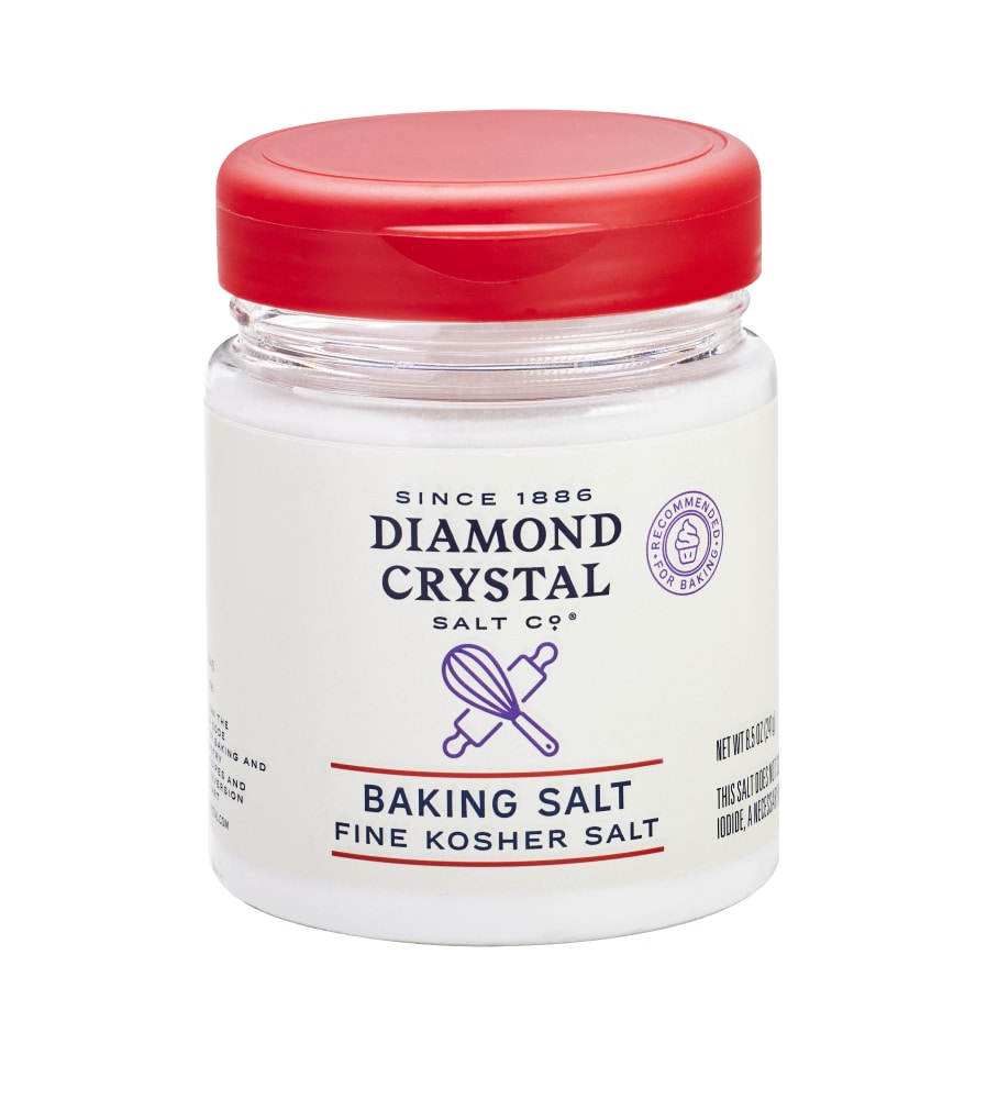 Diamond Crystal Salt Co. Fine Kosher Baking Salt, 8.5 oz Canister