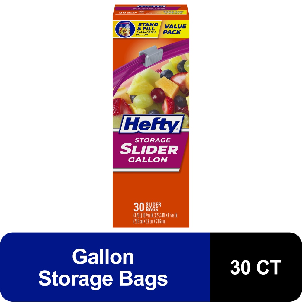 Hefty® Storage Gallon Slider Bags Value Pack
