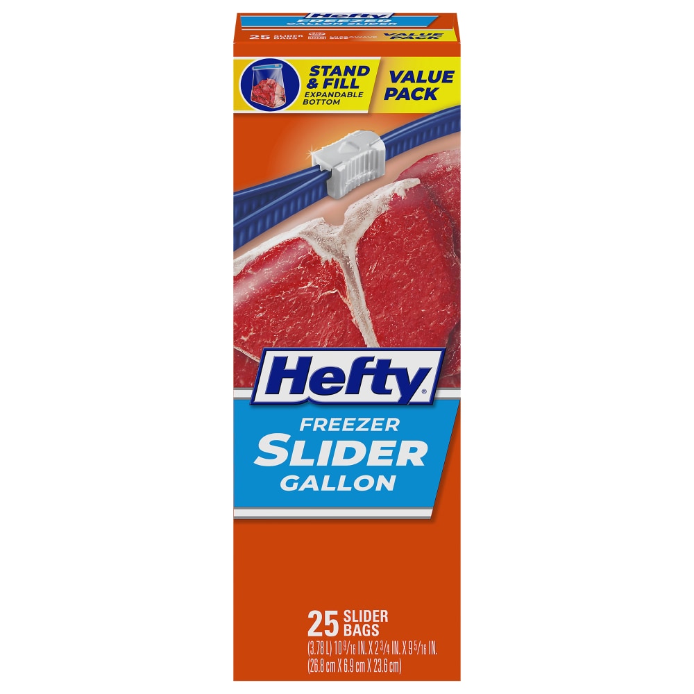 Hefty® Freezer Gallon Slider Bags