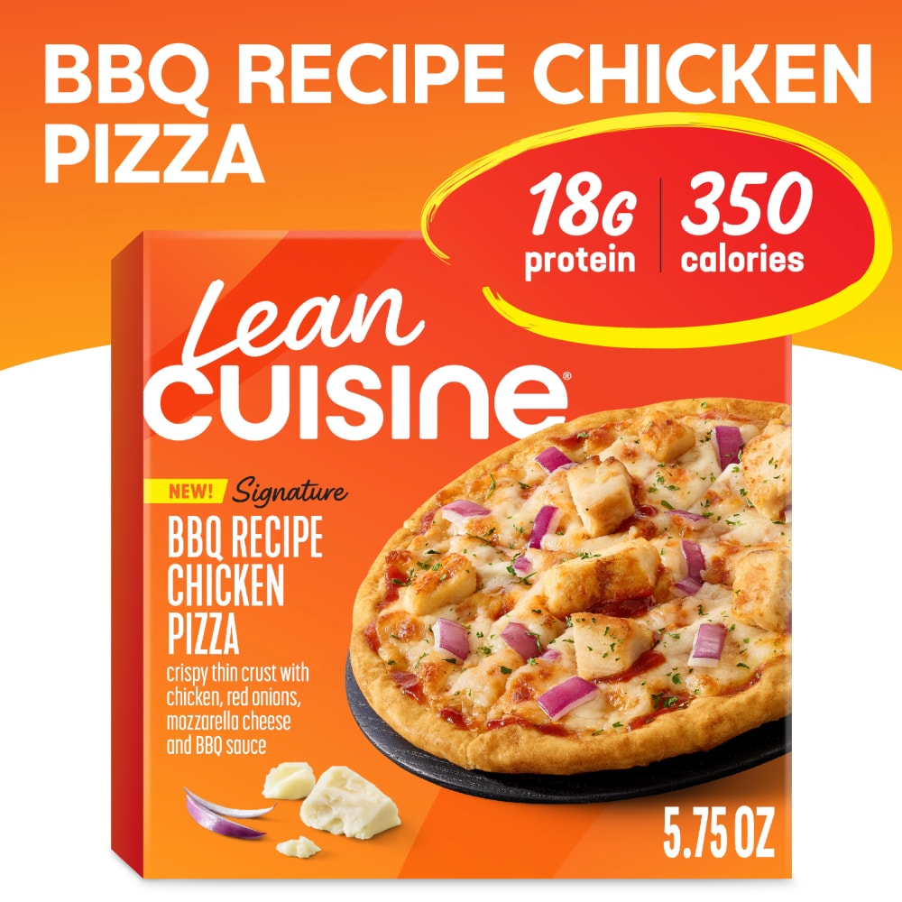Lean Cuisine Signature BBQ Recipe Chicken Pizza Personal Pizza
