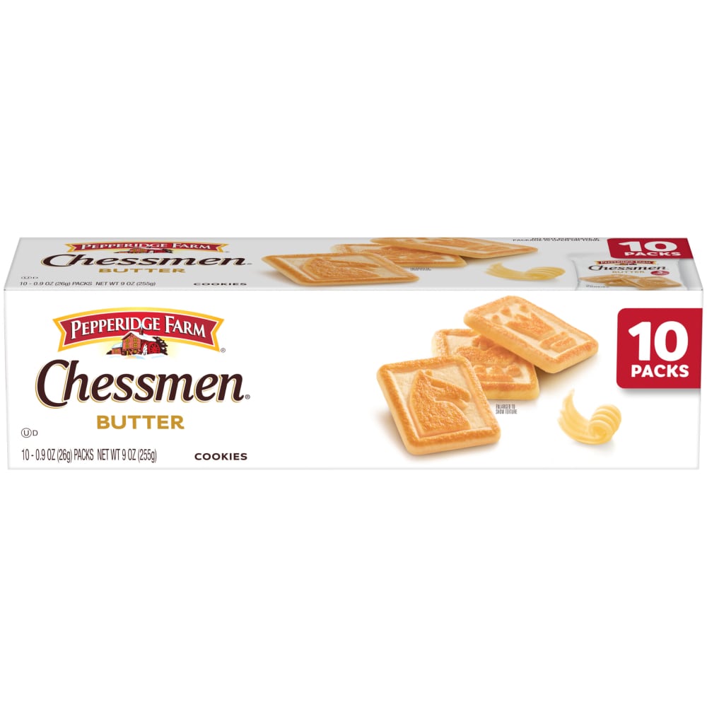 Pepperidge Farm® Chessmen Butter Cookies 0.9 Oz Snack Pack