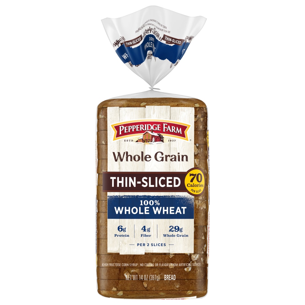 Pepperidge Farm® Whole Grain Thin 100% Whole Wheat Bread