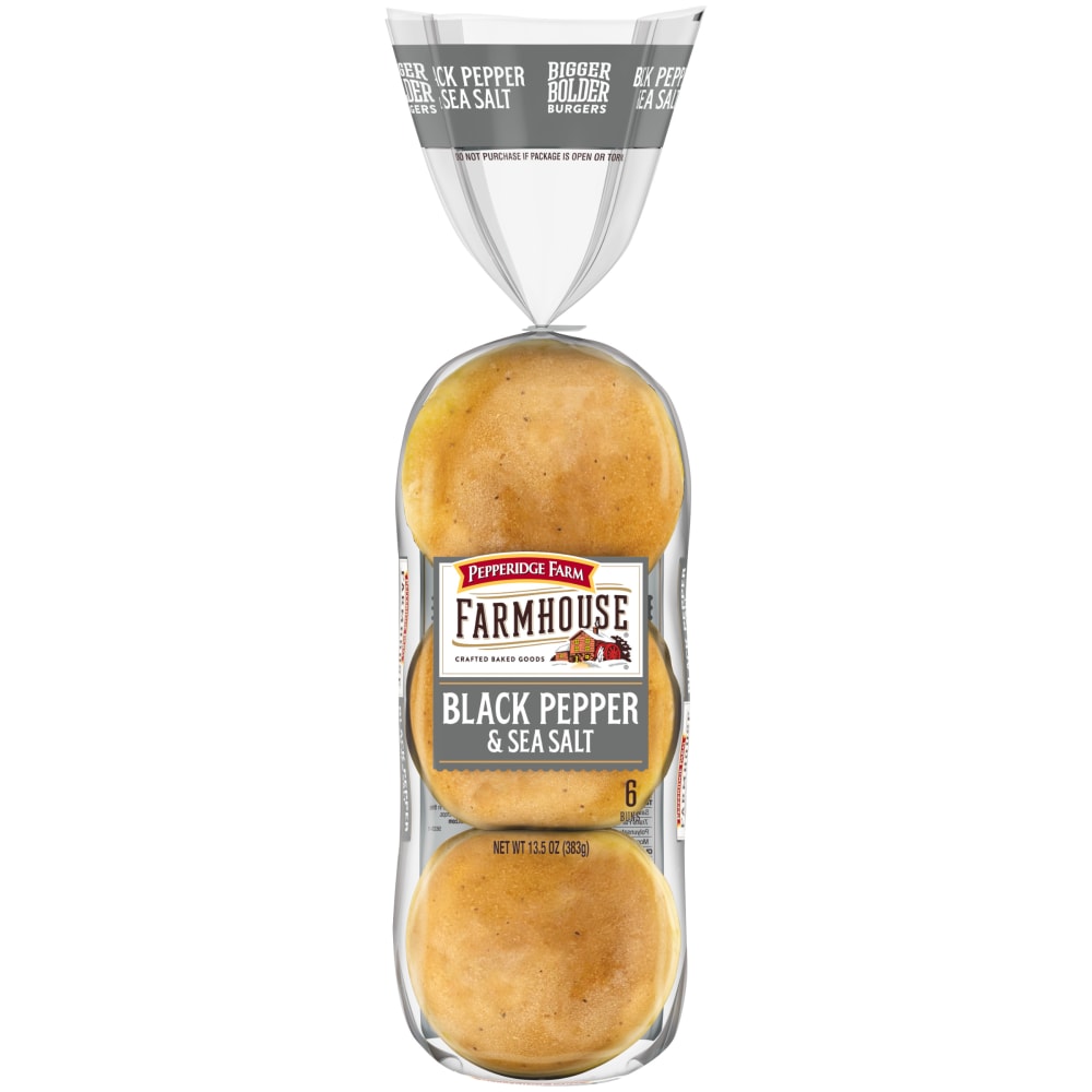 Pepperidge Farm Farmhouse® Black Pepper & Sea Salt Buns