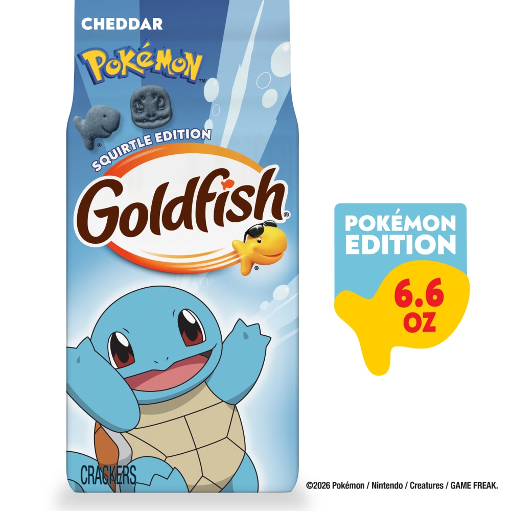 Goldfish® Pokemon Squirtle Cheddar Cheese Baked Snack Crackers