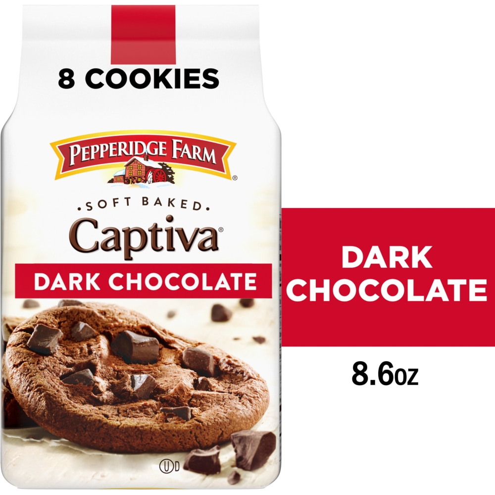 Pepperidge Farm® Captiva® Dark Chocolate Cookies 8 Soft Baked Cookies