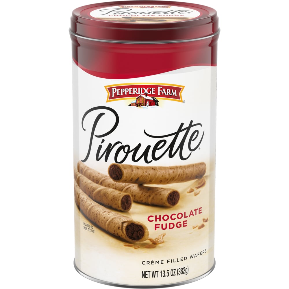 Pepperidge Farm Pirouette Cookies Chocolate Fudge Creme Filled Wafers