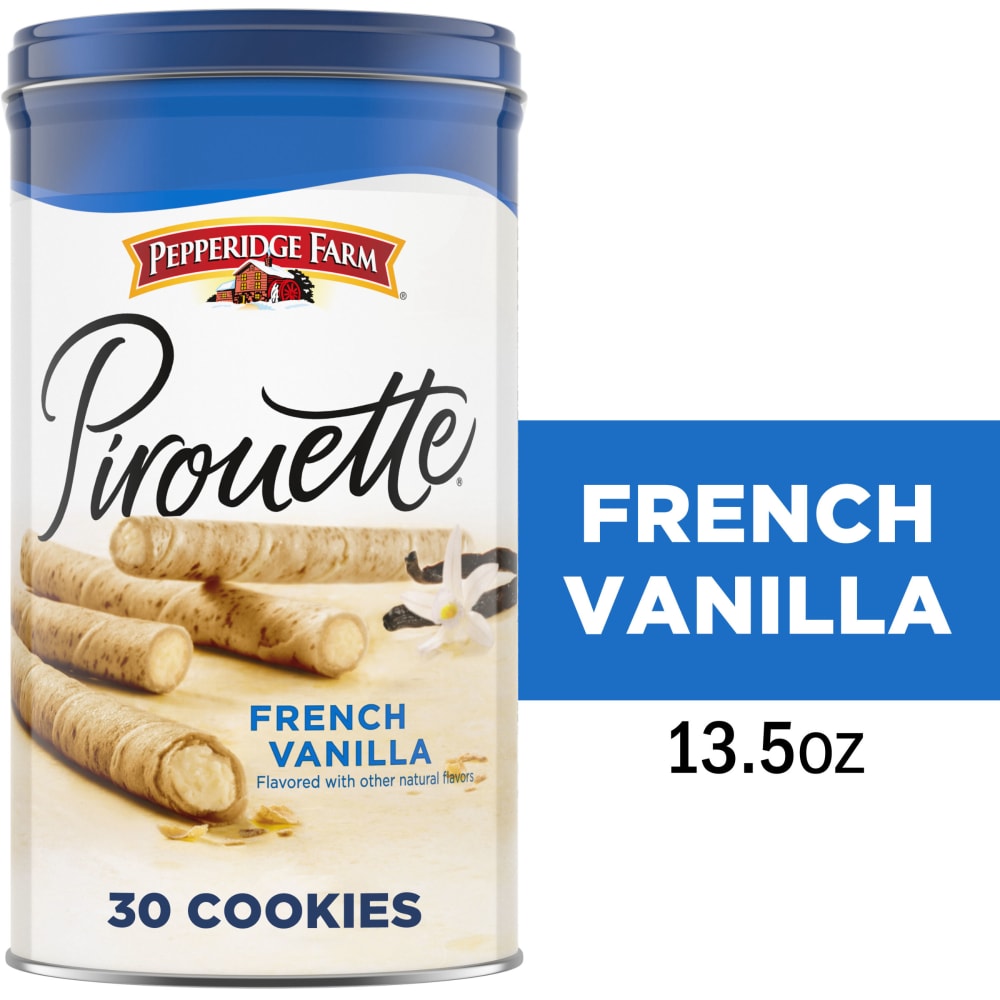 Pepperidge Farm Pirouette Cookies French Vanilla Flavored Crème Filled Wafers