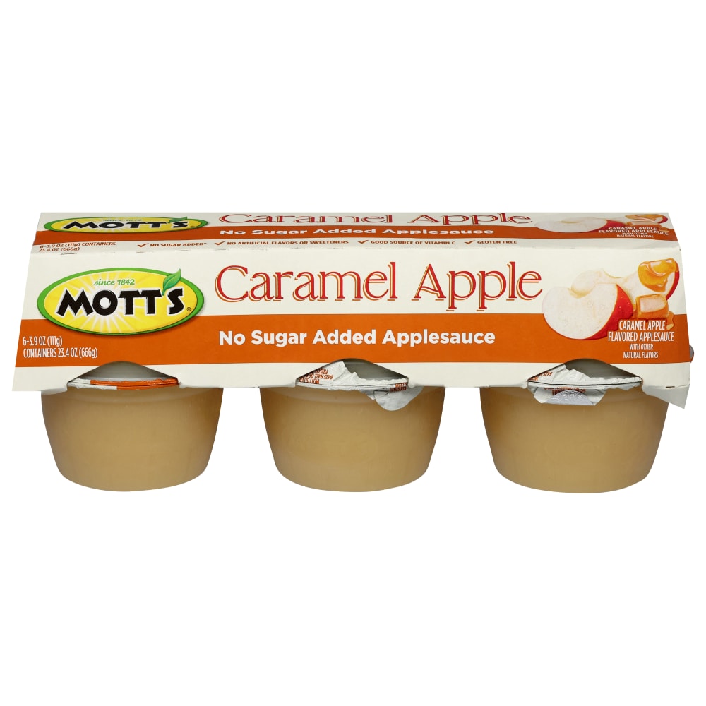 Mott’s® Caramel Apple No Sugar Added Applesauce