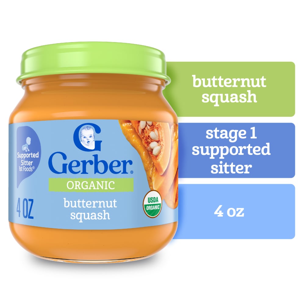 Gerber 1st Foods for Baby Organic Food Butternut Squash