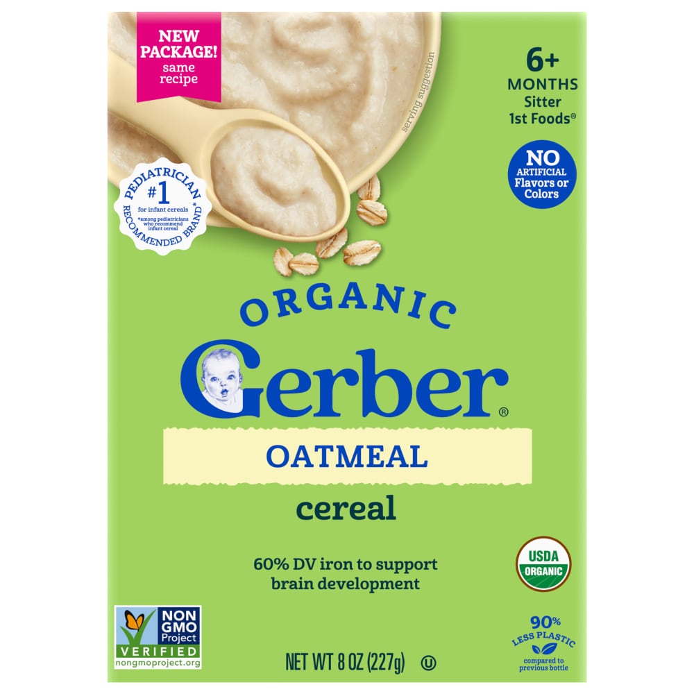 Gerber® Organic Oatmeal Cereal