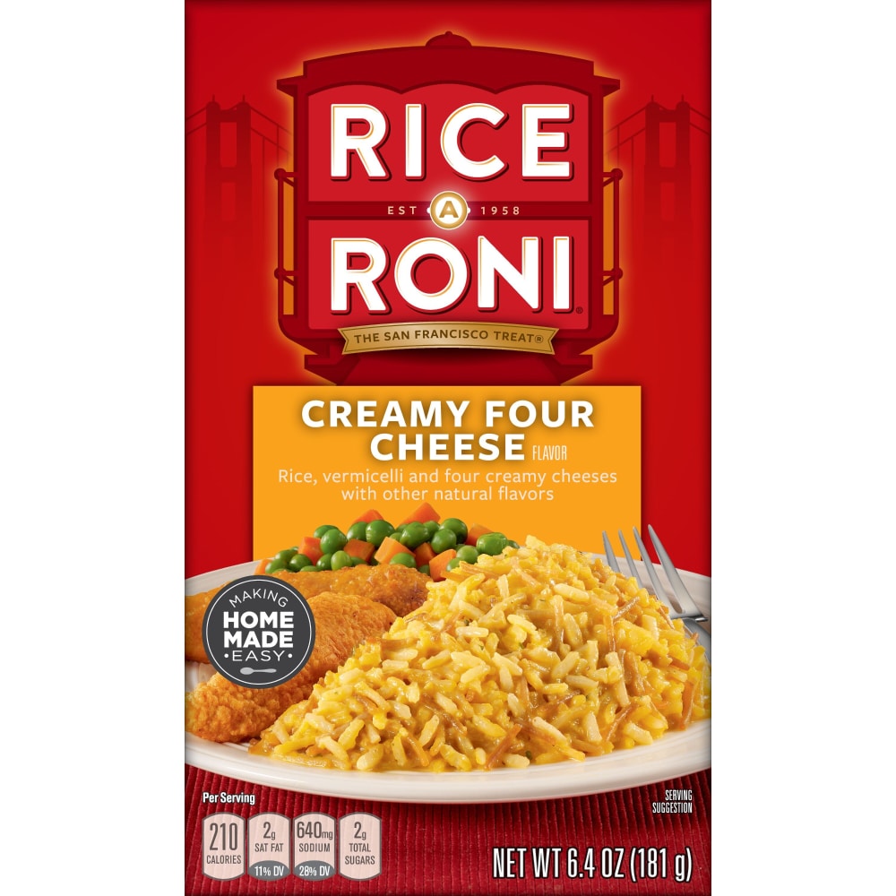 Rice A Roni Creamy Four Cheese Rice Mix