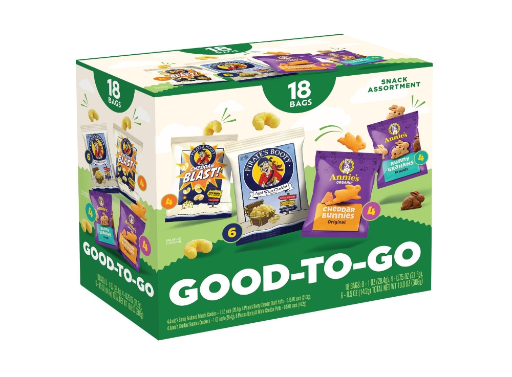 Pirate’s Booty Annie’s Cheddar Bunnies Crackers Annie’s Graham Friends Cookies Variety Pack