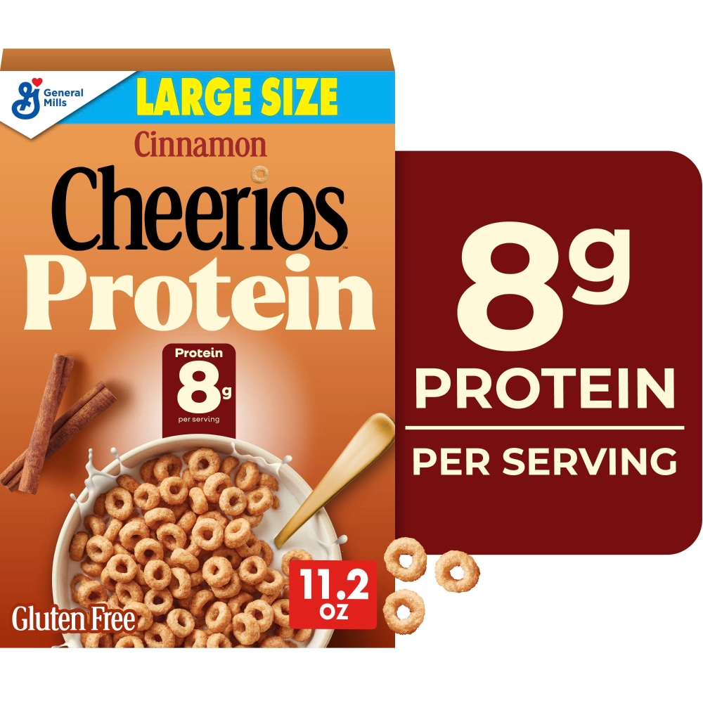 General Mills Cinnamon Cheerios™ Protein Large Size Cereal