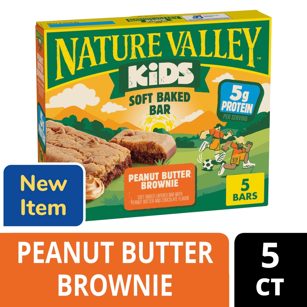 Nature Valley™ Kids Peanut Butter Brownie Soft Baked Bars