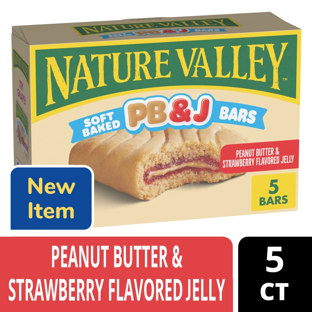 Nature Valley™ Peanut Butter Strawberry Jelly Soft Baked PB and J Bars