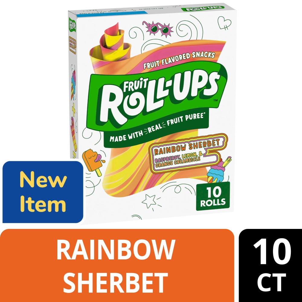 Fruit Roll-Ups™ Rainbow Sherbet Fruit Flavored Snacks